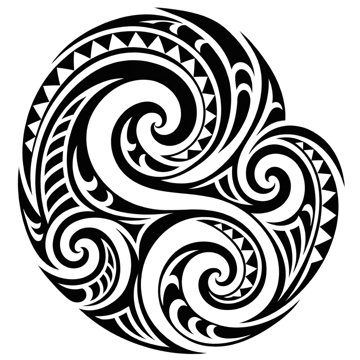 Maori koru spiral